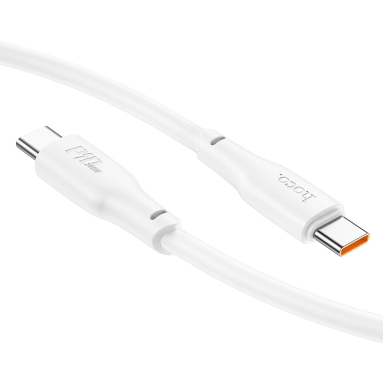 hoco X93 240W USB-C/Type-C to USB-C/Type-C Fast Charge Data Cable, Length:2m(White)