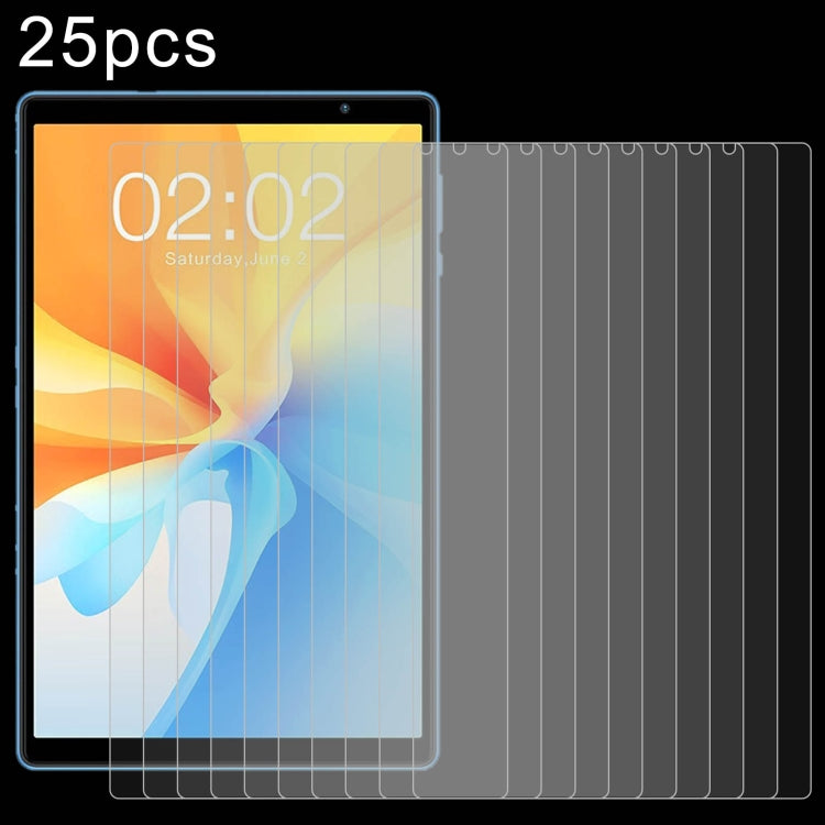 For Teclast P25T / P26T 25pcs 0.3mm 9H Explosion-proof Tempered Tablet Glass Film