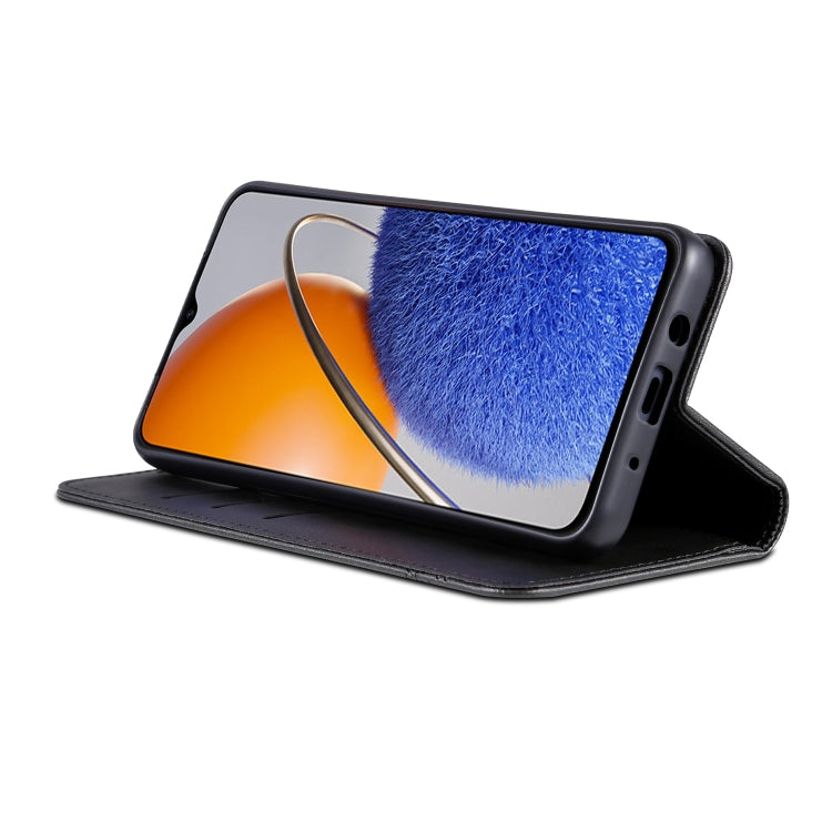 For Huawei nova Y61 AZNS Magnetic Calf Texture Flip Leather Phone Case