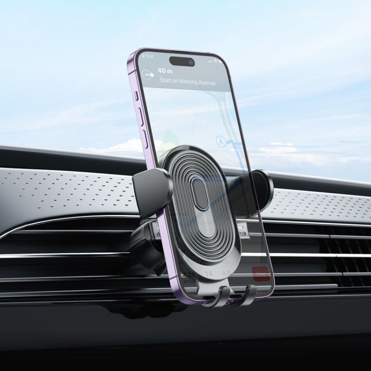 Borofone BH84 Car Air Outlet One-button Phone Holder(Black)