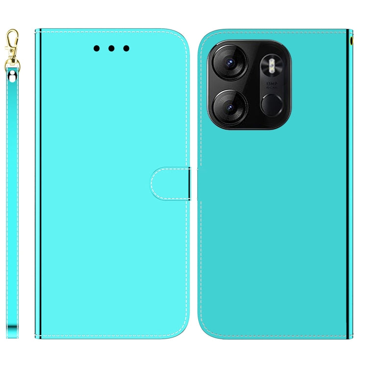 For Tecno Spark Go 2023 / Pop 7 Pro Imitated Mirror Surface Horizontal Flip Leather Phone Case