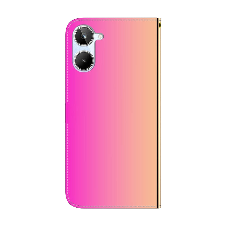 For Realme 10 4G Imitated Mirror Surface Horizontal Flip Leather Phone Case