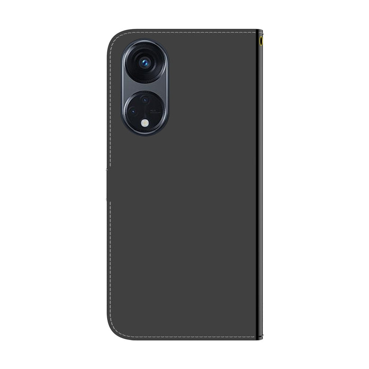 For OPPO Reno8 T 5G / A1 Pro 5G Imitated Mirror Surface Horizontal Flip Leather Phone Case