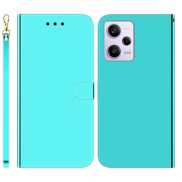 For Xiaomi Redmi Note 12 Pro 5G Imitated Mirror Surface Horizontal Flip Leather Phone Case