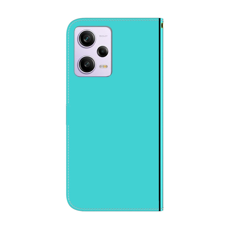 For Xiaomi Redmi Note 12 Pro 5G Imitated Mirror Surface Horizontal Flip Leather Phone Case