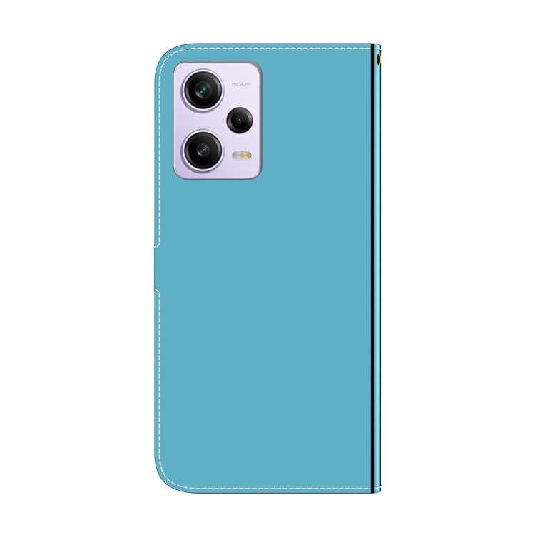 For Xiaomi Redmi Note 12 Pro 5G Imitated Mirror Surface Horizontal Flip Leather Phone Case