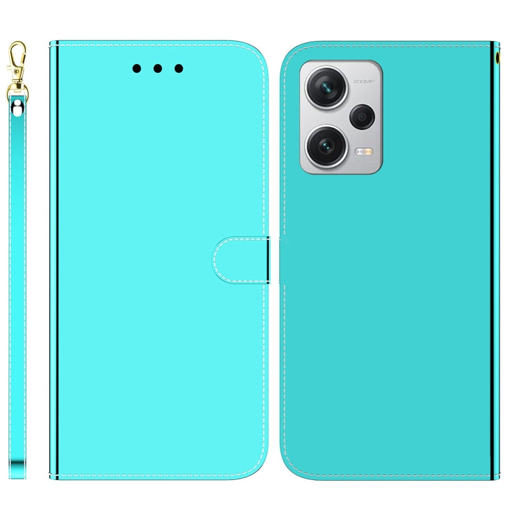 For Xiaomi Redmi Note 12 Pro+ Imitated Mirror Surface Horizontal Flip Leather Phone Case