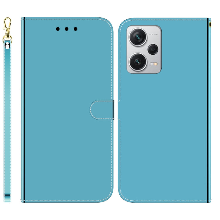 For Xiaomi Redmi Note 12 Pro+ Imitated Mirror Surface Horizontal Flip Leather Phone Case