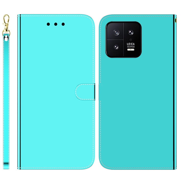 For Xiaomi 13 5G Imitated Mirror Surface Horizontal Flip Leather Phone Case