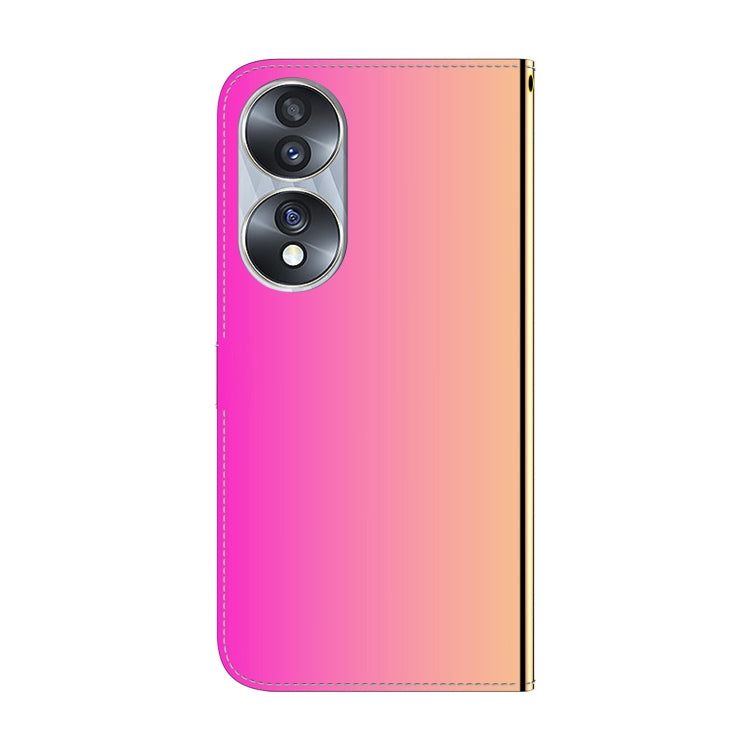 For Honor 70 Imitated Mirror Surface Horizontal Flip Leather Phone Case