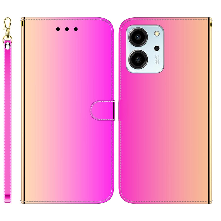 For Honor 80 SE Imitated Mirror Surface Horizontal Flip Leather Phone Case