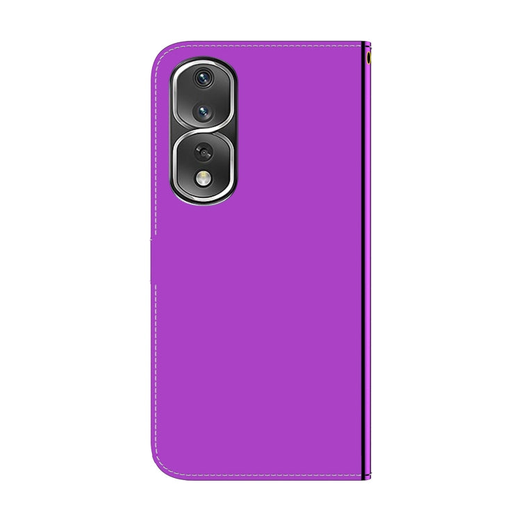 For Honor 80 Pro Imitated Mirror Surface Horizontal Flip Leather Phone Case
