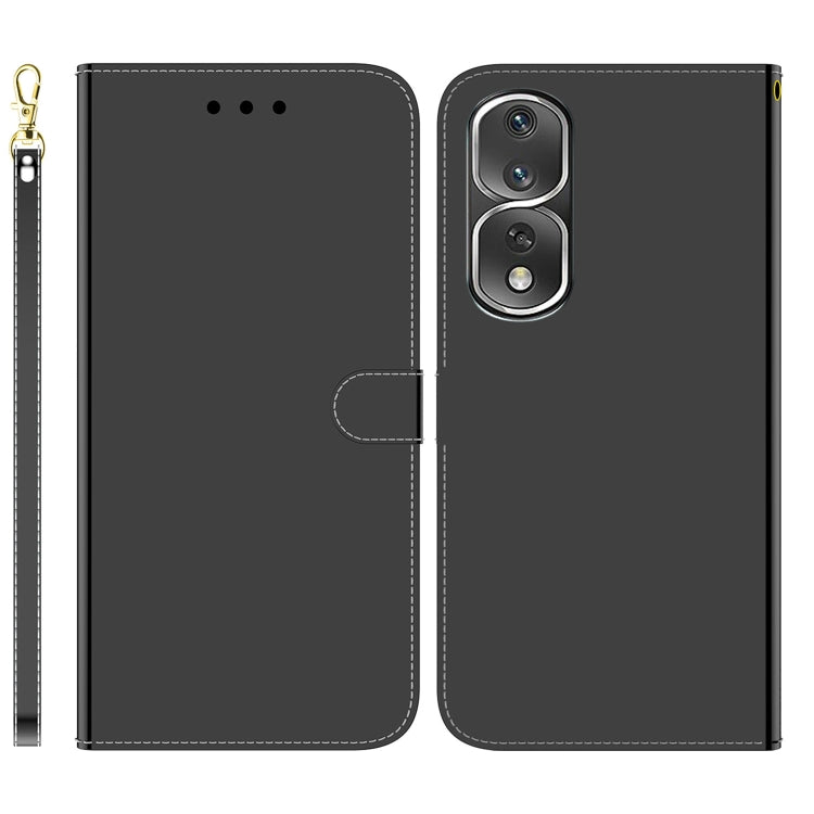 For Honor 80 Pro Imitated Mirror Surface Horizontal Flip Leather Phone Case