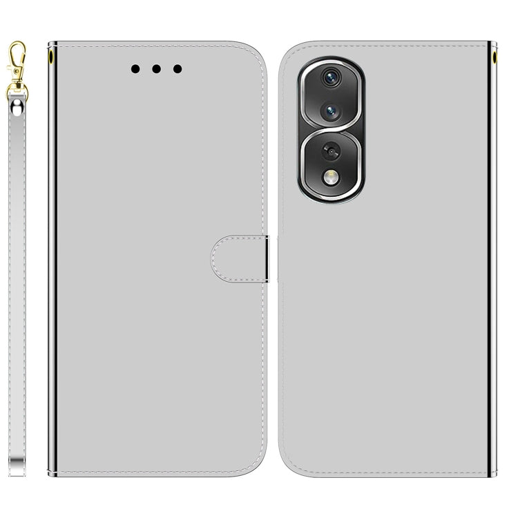 For Honor 80 Pro Imitated Mirror Surface Horizontal Flip Leather Phone Case