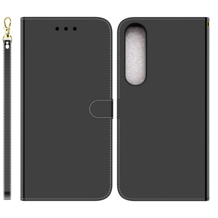For Sony Xperia 1 IV 2023 Imitated Mirror Surface Horizontal Flip Leather Phone Case