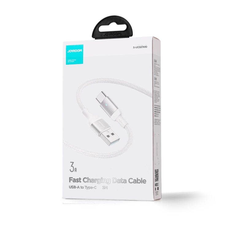 JOYROOM S-UC027A10 Extraordinary Series 3A USB-A to USB-C / Type-C Fast Charging Data Cable, Cable Length:3m