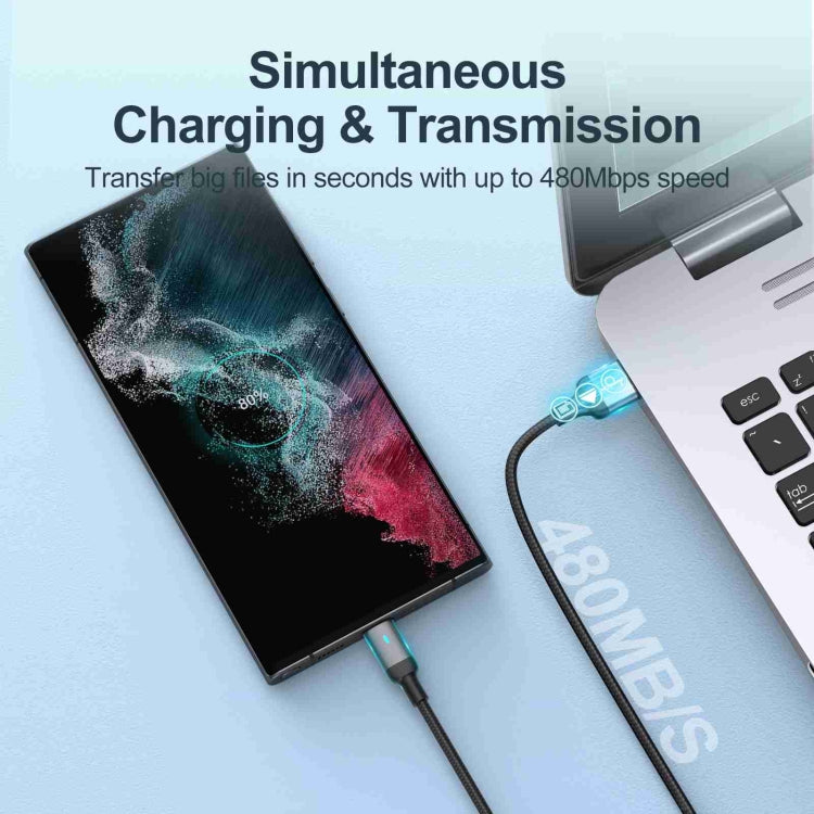JOYROOM S-CC100A10 Extraordinary Series 100W USB-C / Type-C to USB-C / Type-C Fast Charging Data Cable, Cable Length:1.2m