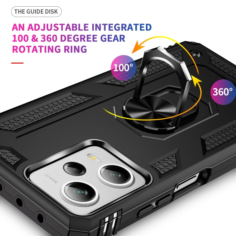 For Xiaomi Redmi Note 12 Pro+ Shockproof TPU + PC Phone Case with Holder