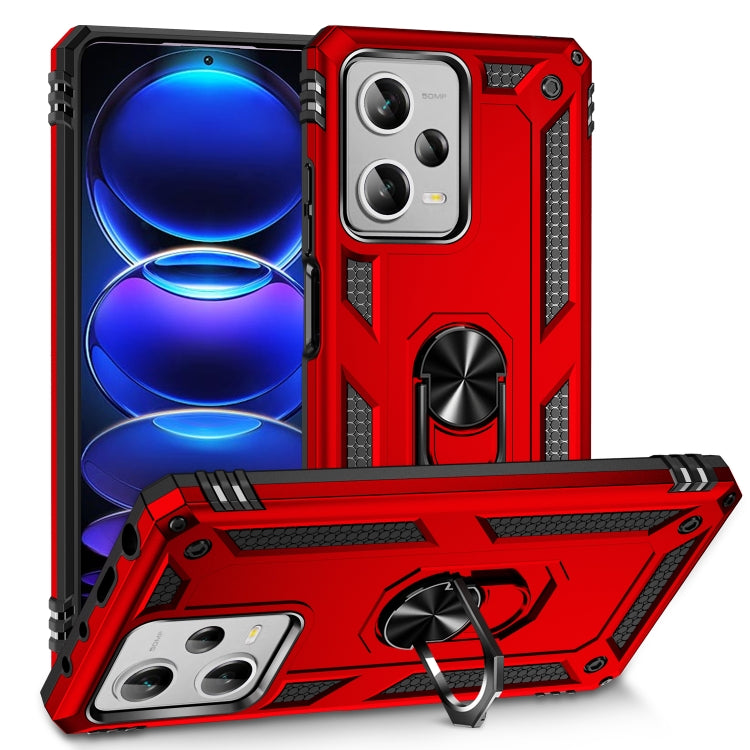 For Xiaomi Redmi Note 12 Pro+ Shockproof TPU + PC Phone Case with Holder
