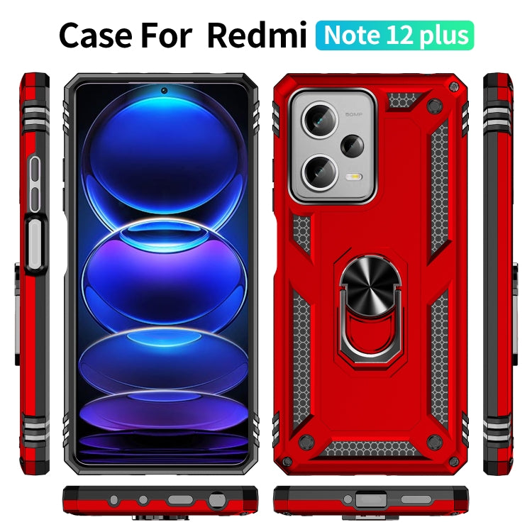 For Xiaomi Redmi Note 12 Pro+ Shockproof TPU + PC Phone Case with Holder