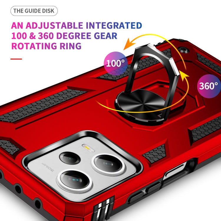 For Xiaomi Redmi Note 12 Pro+ Shockproof TPU + PC Phone Case with Holder