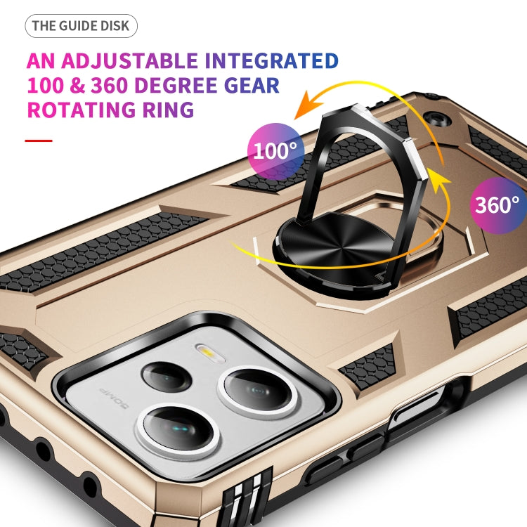 For Xiaomi Redmi Note 12 Pro+ Shockproof TPU + PC Phone Case with Holder