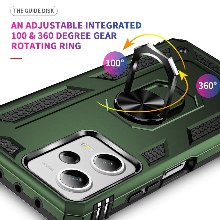 For Xiaomi Redmi Note 12 Pro+ Shockproof TPU + PC Phone Case with Holder