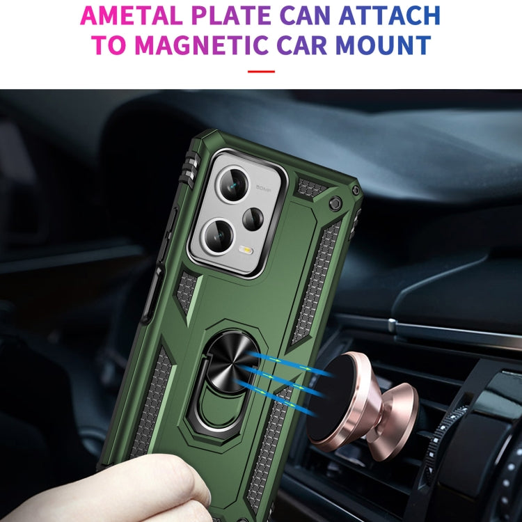 For Xiaomi Redmi Note 12 Pro+ Shockproof TPU + PC Phone Case with Holder