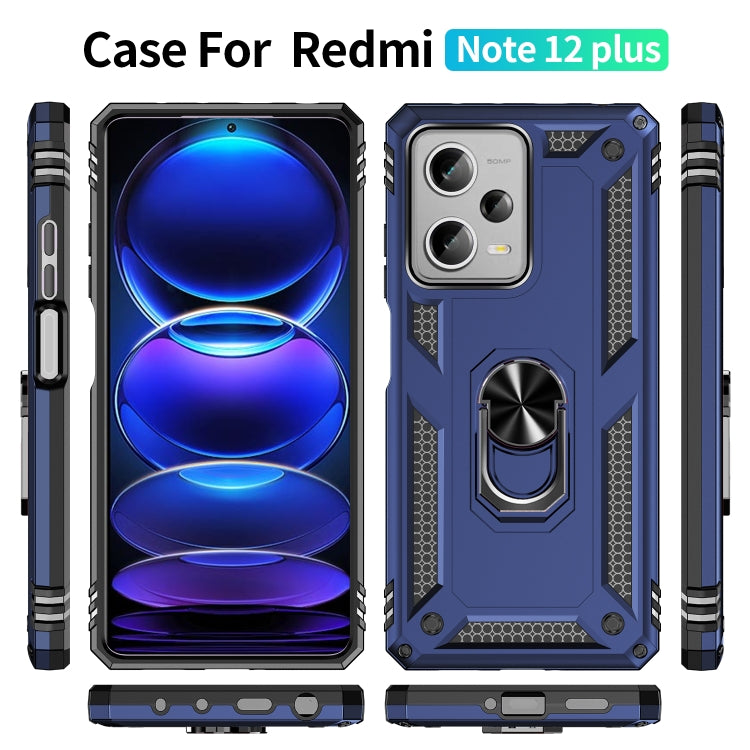 For Xiaomi Redmi Note 12 Pro+ Shockproof TPU + PC Phone Case with Holder