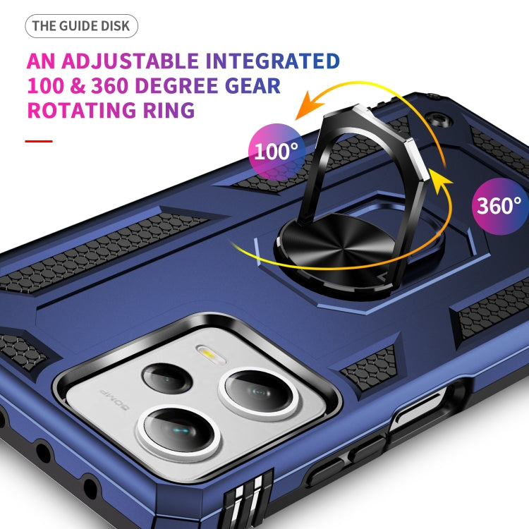 For Xiaomi Redmi Note 12 Pro+ Shockproof TPU + PC Phone Case with Holder