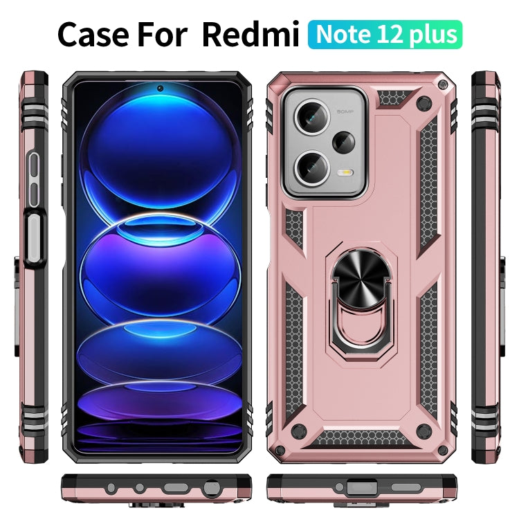 For Xiaomi Redmi Note 12 Pro+ Shockproof TPU + PC Phone Case with Holder
