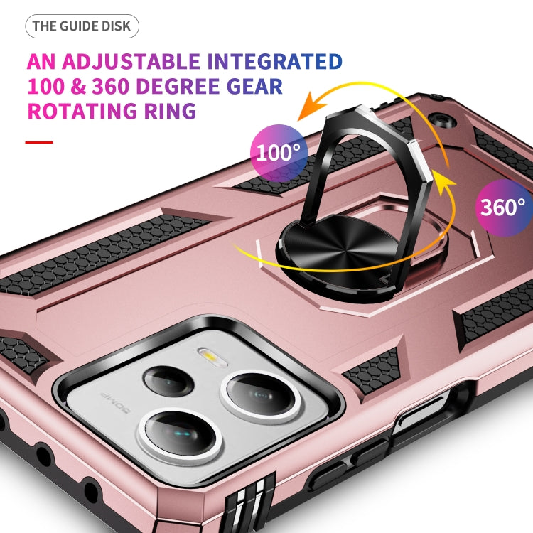 For Xiaomi Redmi Note 12 Pro+ Shockproof TPU + PC Phone Case with Holder