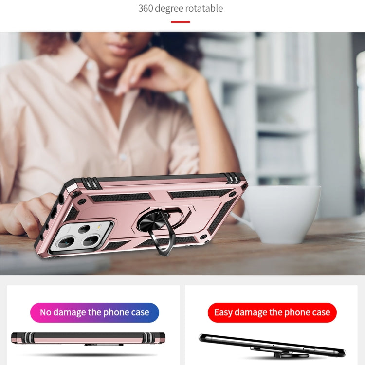 For Xiaomi Redmi Note 12 Pro+ Shockproof TPU + PC Phone Case with Holder