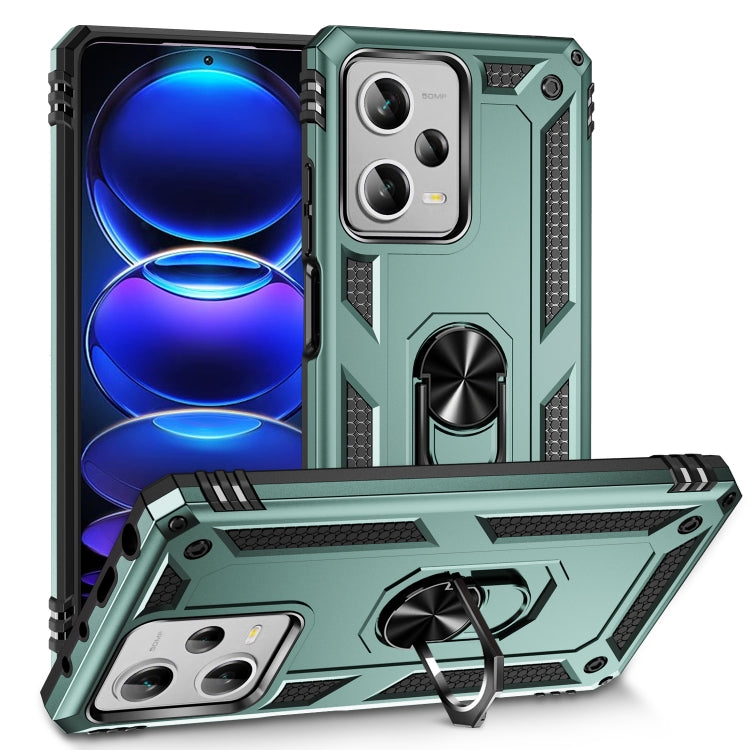 For Xiaomi Redmi Note 12 Pro+ Shockproof TPU + PC Phone Case with Holder