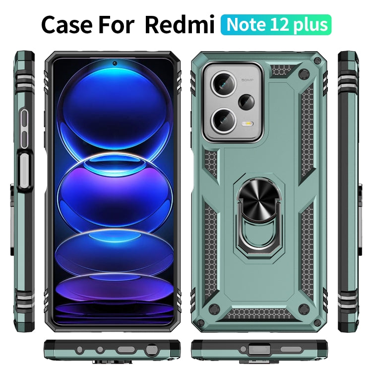 For Xiaomi Redmi Note 12 Pro+ Shockproof TPU + PC Phone Case with Holder