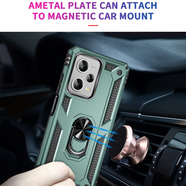 For Xiaomi Redmi Note 12 Pro+ Shockproof TPU + PC Phone Case with Holder