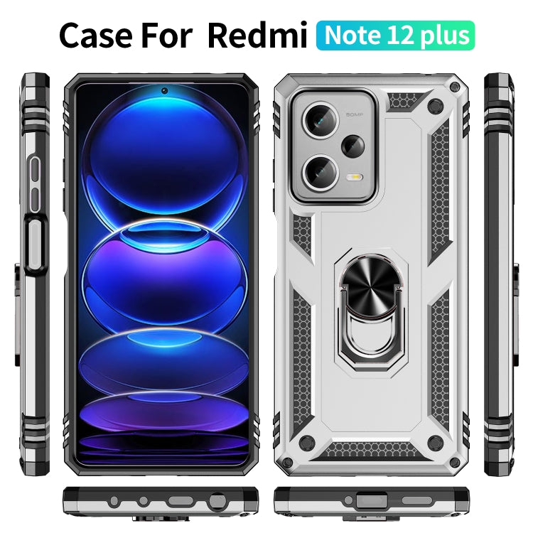 For Xiaomi Redmi Note 12 Pro+ Shockproof TPU + PC Phone Case with Holder