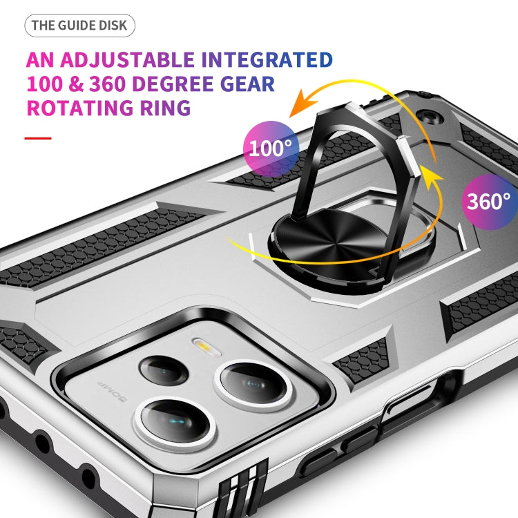 For Xiaomi Redmi Note 12 Pro+ Shockproof TPU + PC Phone Case with Holder