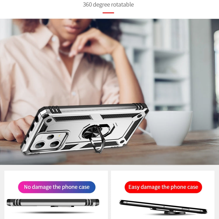 For Xiaomi Redmi Note 12 Pro+ Shockproof TPU + PC Phone Case with Holder