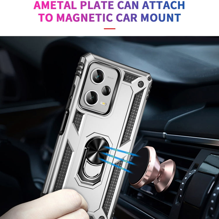 For Xiaomi Redmi Note 12 Pro+ Shockproof TPU + PC Phone Case with Holder