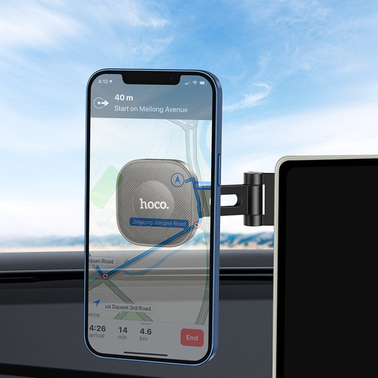 hoco H4 Magnetic Suction Center Console Car Holder(Black)