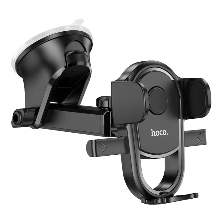 hoco H5 One-button Center Console Car Holder(Black)