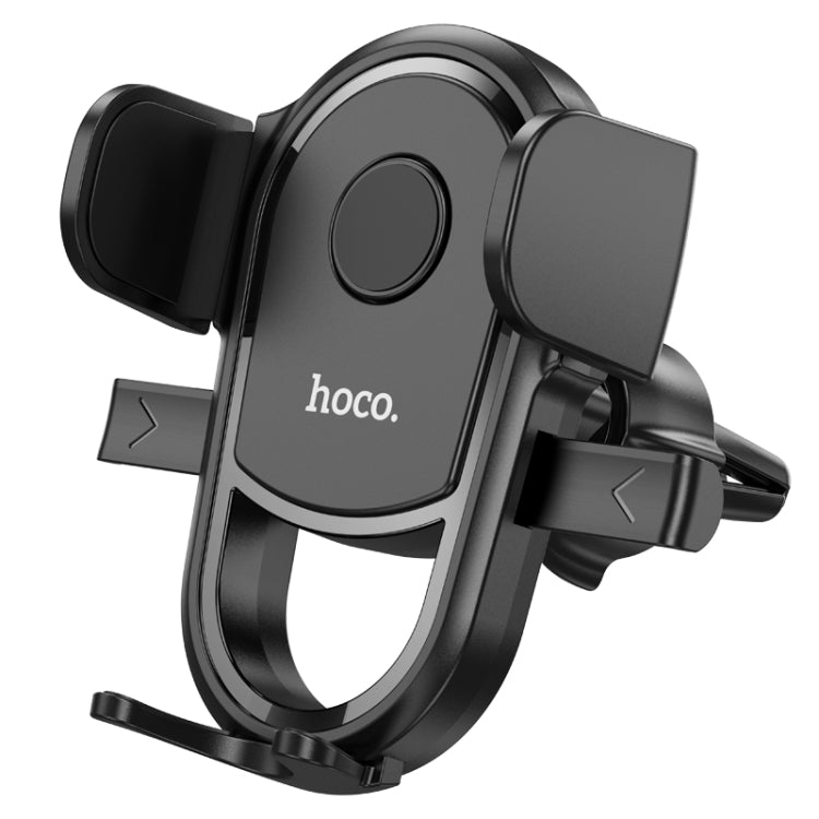 hoco H6 One-button Air Outlet Car Holder(Black)