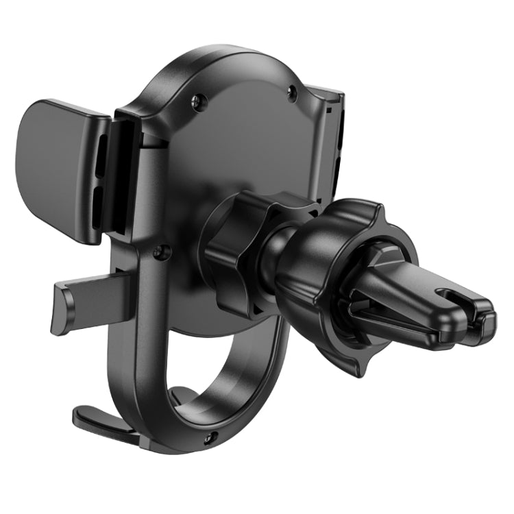 hoco H6 One-button Air Outlet Car Holder(Black)