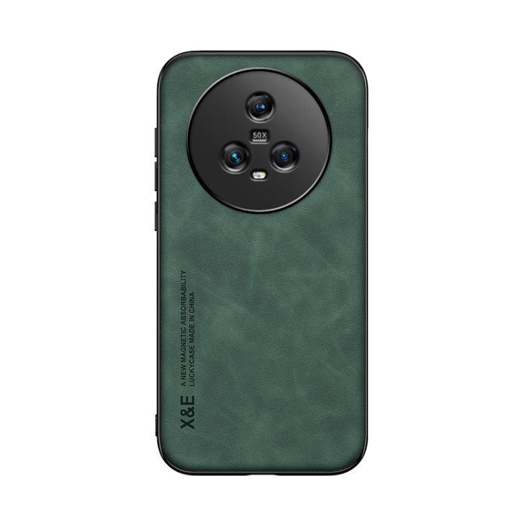 For Honor Magic5 / Magic5 Pro Lamba Skin Feel Magnetic Leather Phone Case