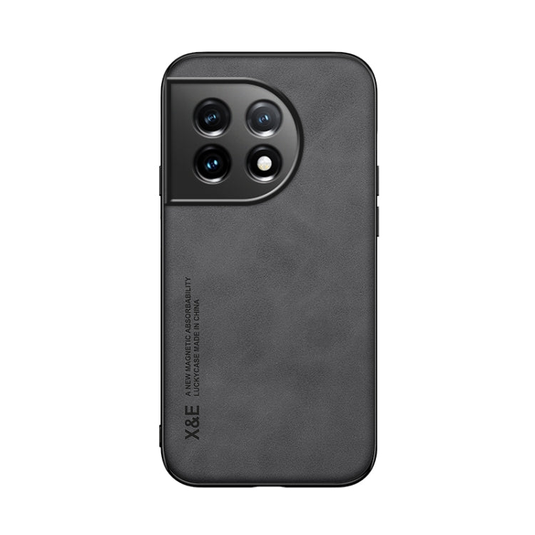 For OnePlus Ace 2 Lamba Skin Feel Magnetic Leather Phone Case