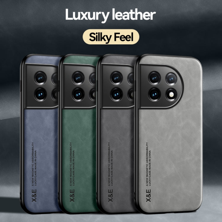 For OnePlus Ace 2 Lamba Skin Feel Magnetic Leather Phone Case