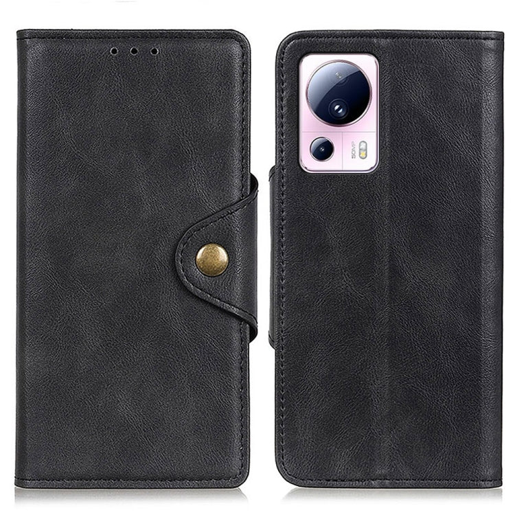 For Xiaomi 13 Lite / Civi 2 Copper Buckle Sheepskin Texture Leather Phone Case