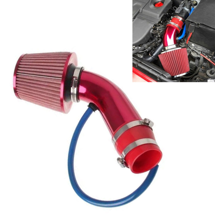 Universal Car Cold Air Intake Kit Modified Aluminum Tube 76mm / 3inch Mushroom Head Style Air Filter
