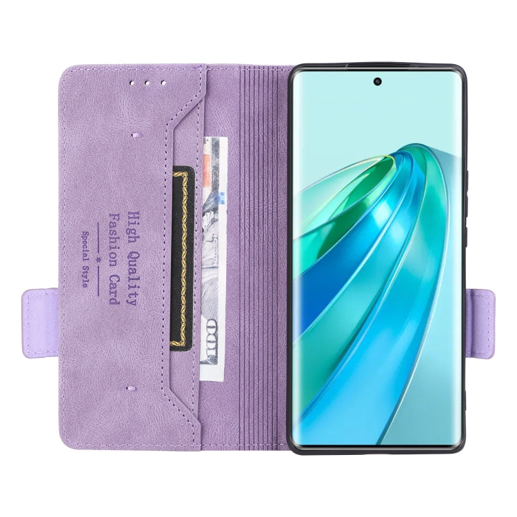 For Honor X9a 5G / Magic5 Lite Magnetic Clasp Flip Leather Phone Case